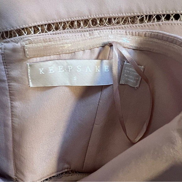 KEEPSAKE the Label Blush Strapless Dress Travel Wedding Formal - Picture 2 of 9